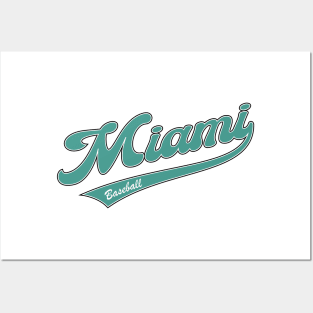 Miami Baseball Posters and Art